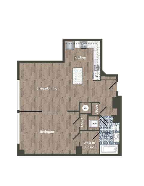 a floor plan of a 1128 sq ft roommates